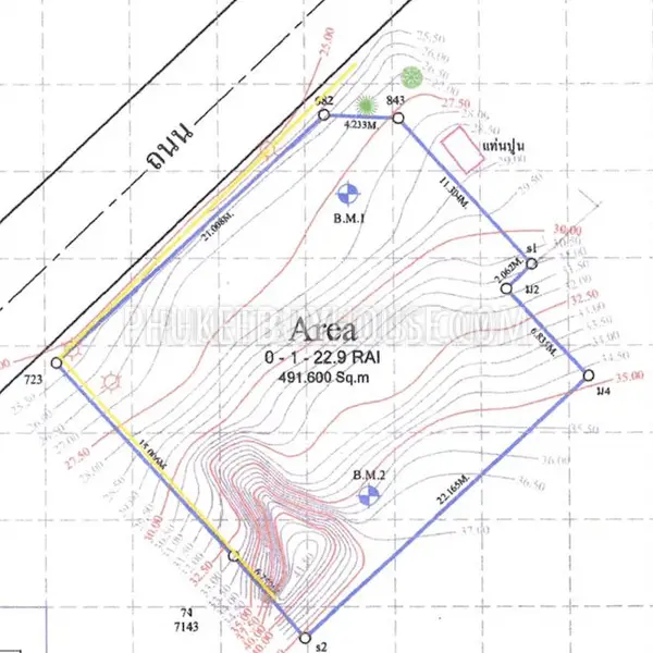 PHU7040: Land for sale in Phuket Town. Fotoğraf #2