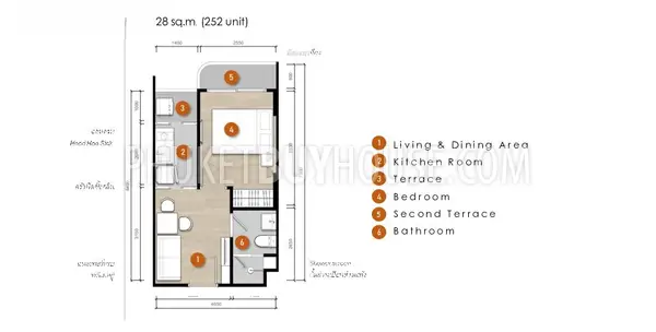CHE22380: 1 Bedroom Flat in Upscale Low-Rise Condominium in Phuket. Photo #5