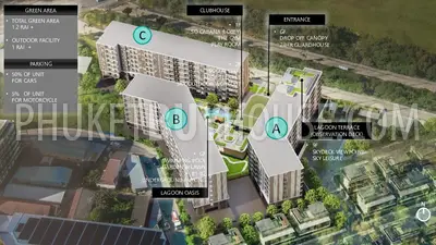 CHE22380: 1-комнатная квартира в элитном малоэтажном кондоминиуме на Пхукете . Фото #13