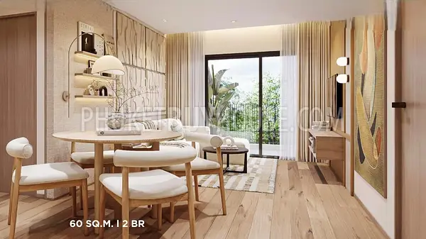 CHE22379: 2 Bedroom flat in Upscale Low-Rise Condominium in Phuket. Photo #3