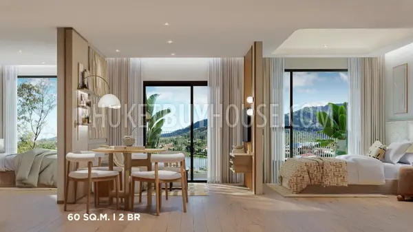 CHE22379: 2 Bedroom flat in Upscale Low-Rise Condominium in Phuket. Photo #4