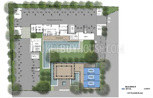 BAN7051: 2-Bedroom Family Apartment in Bang Tao. Photo #34