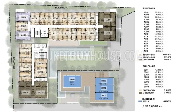 BAN7053: Bang Tao 1 Bedroom Apartment in a New Project. Photo #21