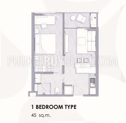 BAN22392: Exclusive Lakefront 1 Bedroom apartment in Phuket’s Premier Destination, Bangtao for Sale. Photo #3