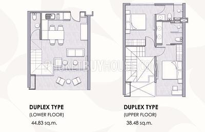 BAN22390: Exclusive Lakefront Duplex apartment in Phuket’s Premier Destination, Bangtao for Sale. 照片 #3