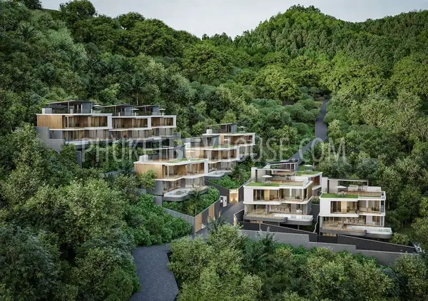 KAR22394: 4-Bedroom Seaview Villa with Modern Tropical Design in Karon. Photo #14