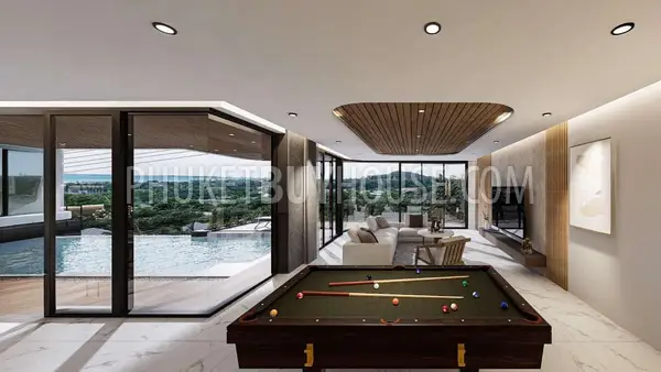 KAR22394: 4-Bedroom Seaview Villa with Modern Tropical Design in Karon. Photo #9