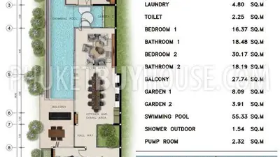 BAN7062: Light and Airy 4-Bedrooms Villa in Bang Tao. Photo #27