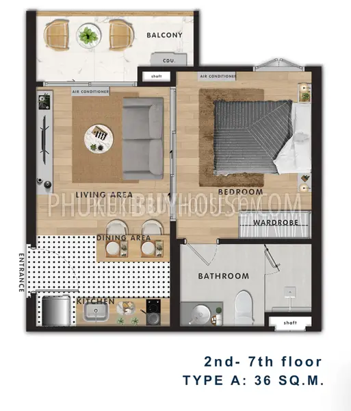 NAY7075: 1 Bedroom Unit at Nai Yang Beach. Photo #8