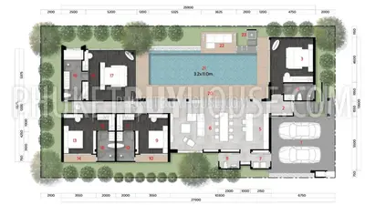 BAN7082: Grand Pool Villa in Bang Tao area. Photo #9