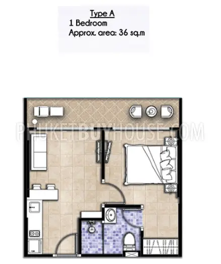 RAW22413: Spacious Apartment Near Rawai Beach – Comfort and Convenience by the Sea for Sale. Fotoğraf #3