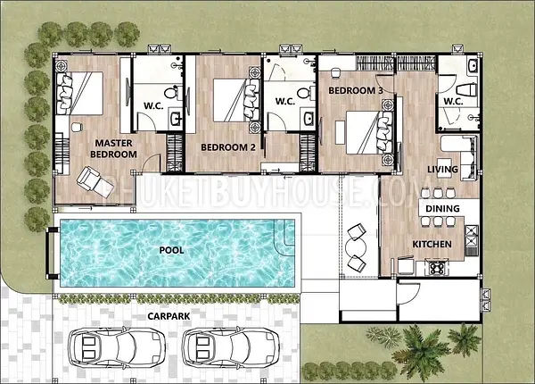 RAW22697: Amazing 3-Bedroom Pool Villa Near Rawai Beach. 照片 #2
