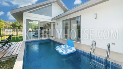 NAT22698: Modern 2 BR Scandinavian Pool Villas Surrounded by Nature in Phuket, Nai Thon. 照片 #1