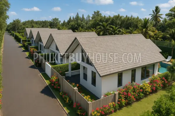 NAT22699: Modern 3 BR Scandinavian Pool Villas Surrounded by Nature in Phuket, Nai Thon. Photo #2