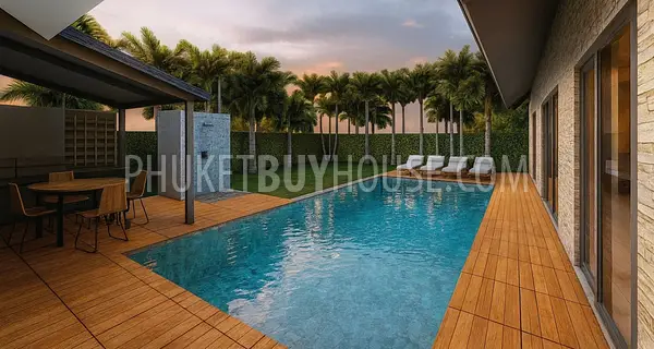 NAT22699: Modern 3 BR Scandinavian Pool Villas Surrounded by Nature in Phuket, Nai Thon. Photo #7