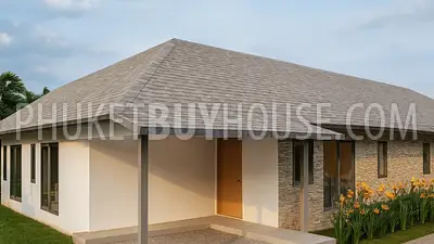 NAT22699: Modern 3 BR Scandinavian Pool Villas Surrounded by Nature in Phuket, Nai Thon. Photo #6