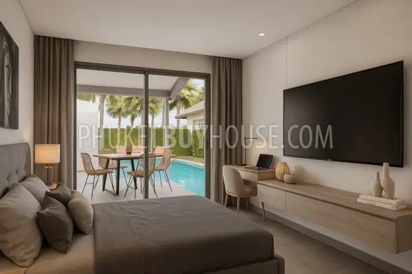 NAT22699: Modern 3 BR Scandinavian Pool Villas Surrounded by Nature in Phuket, Nai Thon. Photo #8