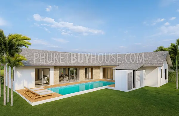 NAT22699: Modern 3 BR Scandinavian Pool Villas Surrounded by Nature in Phuket, Nai Thon. Photo #1
