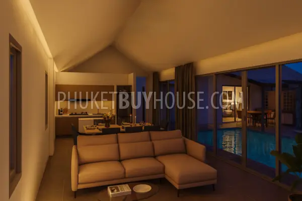 NAT22699: Modern 3 BR Scandinavian Pool Villas Surrounded by Nature in Phuket, Nai Thon. Photo #9