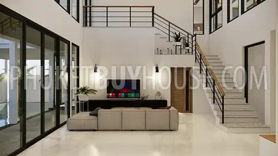 NAI22700: Mountain-View Villas with Spacious Layouts near Nai Harn Beach. Photo #12