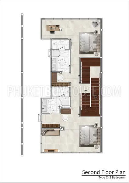 BAN22715: Two-Story 2–3 Bedroom Pool Villas near Bang Tao Beach, Phuket for Sale. 照片 #5
