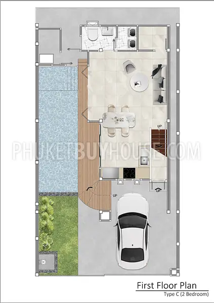 BAN22715: Two-Story 2–3 Bedroom Pool Villas near Bang Tao Beach, Phuket for Sale. 照片 #4