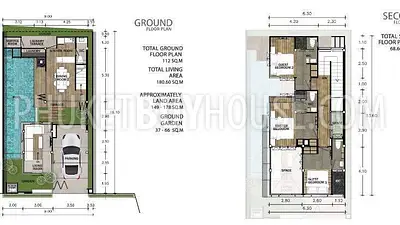 BAN22714: Contemporary 3-Bedroom Tropical Villas with Private Pools in Bang Tao for Sale. Photo #2