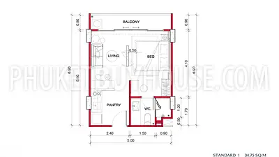 BAN22717: Studio in Bang Tao with Resort Facilities, Directly from Owner. Photo #2