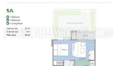 BAN22719: Уютная студия в Банг Тао – выгодное предложение с фрихолдом рядом с пляжем. Фото #2