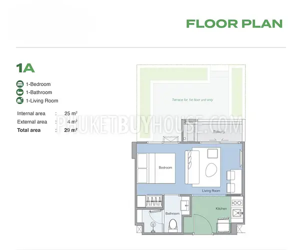BAN22719: Cozy Studio Apartment in Bang Tao – Smart Freehold Investment Near the Beach. Photo #2