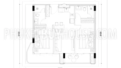 LAY22724: Resale 2-Bedroom Unit with Custom Layout 50 meters to Layan Beach. Photo #4