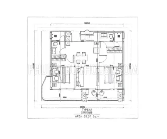 LAY22725: Custom 2-Bedroom Resale Unit on the costline of Layan Beach. Fotoğraf #8