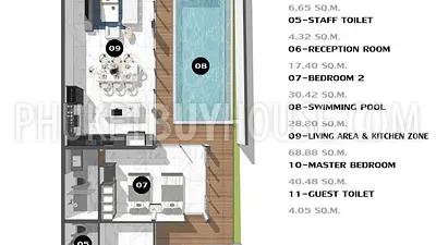 RAW22730: Private Stand-Alone Villa with Mountain Views and Rooftop Terrace in Rawai. Photo #38