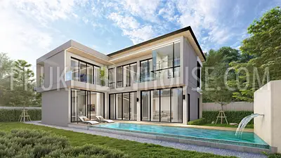 CHA22731: 4-Bedroom Tropical Pool Villas in the Heart of Chalong for Sale. Photo #1