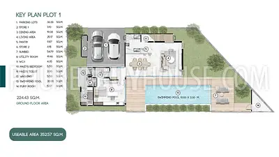 CHA22731: 4-Bedroom Tropical Pool Villas in the Heart of Chalong for Sale. Photo #5