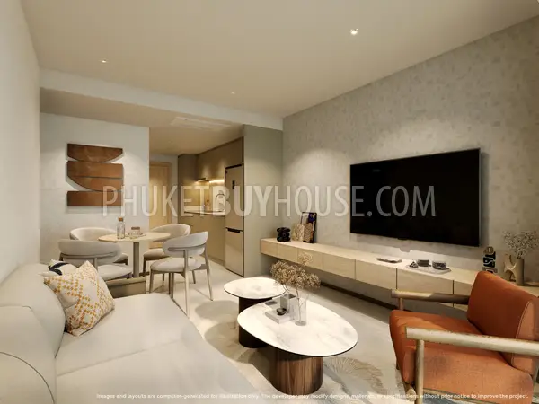KAR22741: Coastal Living in 2 Bedroom Just 300 Meters from Karon Beach. Fotoğraf #9