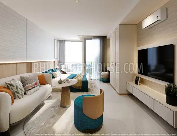 KAR22739: Coastal Living in Studio Just 300 Meters from Karon Beach. Fotoğraf #9