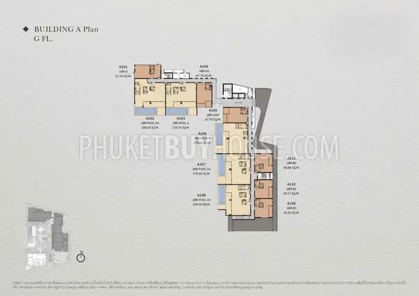 KAM22743: One bedroom apartment in Branded Beachfront Residences with World-Class Hospitality in Kamala. 照片 #5