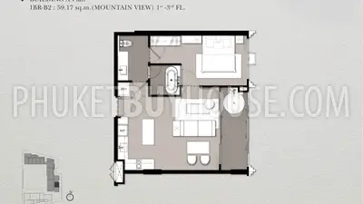 KAM22743: One bedroom apartment in Branded Beachfront Residences with World-Class Hospitality in Kamala. Photo #7