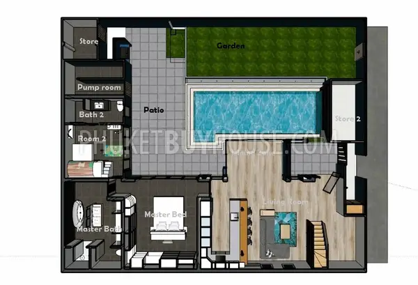 BAN4338: Renovated Eco-Smart Family Villa with Extra Space and Modern Comfort in Bang Tao. Photo #2