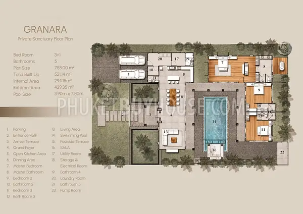 BAN22748: 3 Bedroom Pool Villa Sanctuary with Spacious Plot in Prestigious Bang Tao. Photo #4