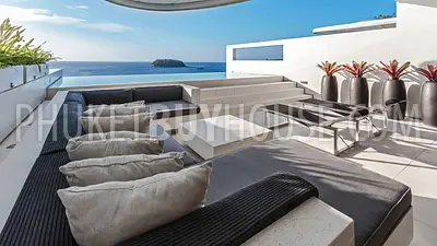 KAT22755: Panoramic Sky Pool Villa with Private Terrace and Full 360-Degree Andaman Sea Views in Kata. Photo #5