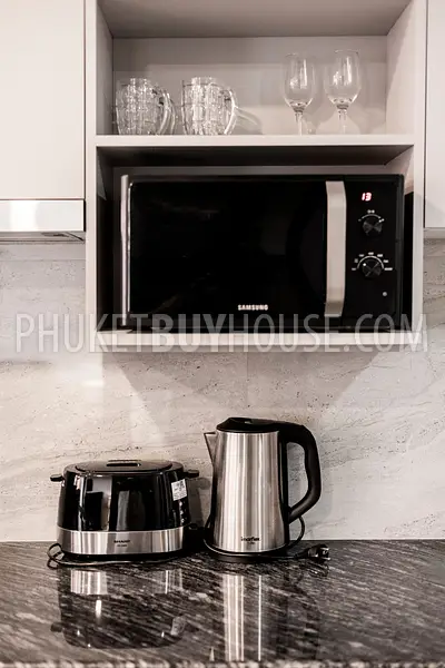 MAI22757: Newly Renovated Contemporary 30 Sq.m Designer Apartment Near Mai Khao Beach. Fotoğraf #25