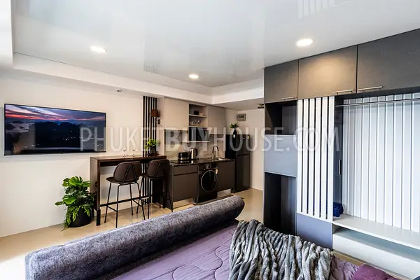 MAI22757: Newly Renovated Contemporary 30 Sq.m Designer Apartment Near Mai Khao Beach. Fotoğraf #17