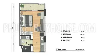 LAY22758: Fully Furnished Studio Near Layan Beach with Green Technologies and Full Onsite Facilities. Photo #2