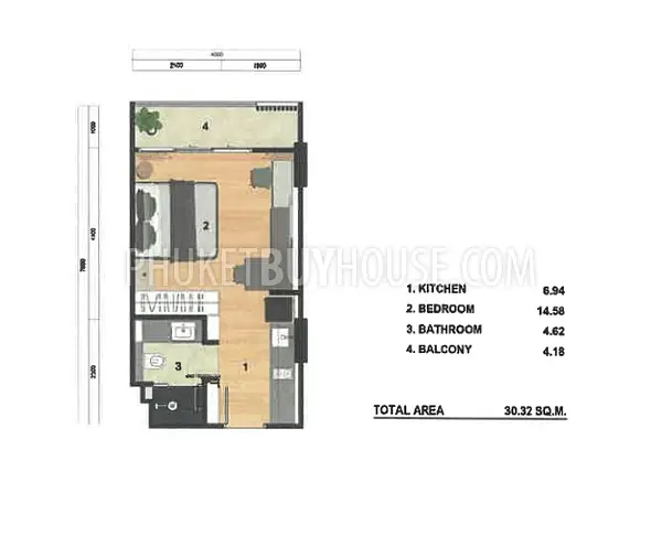 LAY22758: Fully Furnished Studio Near Layan Beach with Green Technologies and Full Onsite Facilities. Fotoğraf #2