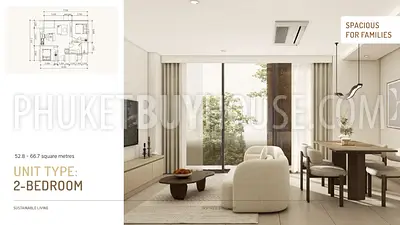 NAY22762: Sea-Breeze 2 Bedroom Near Nai Yang Beach & National Park, Pet-Friendly, Gift Furniture Included. Photo #2
