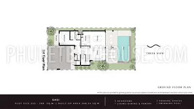 BAN22763: Waterfront 3 Bedroom Pool Villa Collection, Lake Views in Bag Tao Area. Photo #4