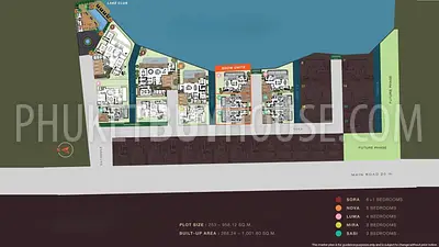 BAN22764: Waterfront 4 Bedroom Pool Villa Collection, Lake Views in Bag Tao Area. Photo #3