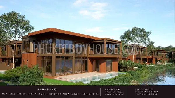 BAN22764: Waterfront 4 Bedroom Pool Villa Collection, Lake Views in Bag Tao Area. Photo #1